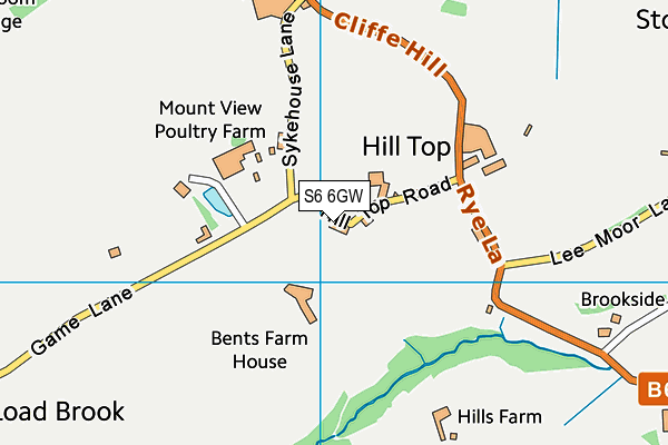 S6 6GW map - OS VectorMap District (Ordnance Survey) S6 6GW map - OS VectorMap District (Ordnance Survey)
