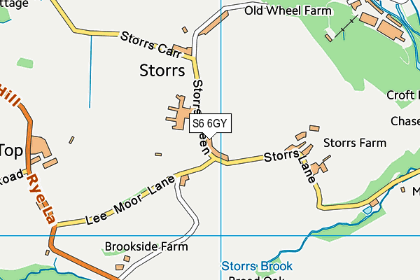 S6 6GY map - OS VectorMap District (Ordnance Survey) S6 6GY map - OS VectorMap District (Ordnance Survey)