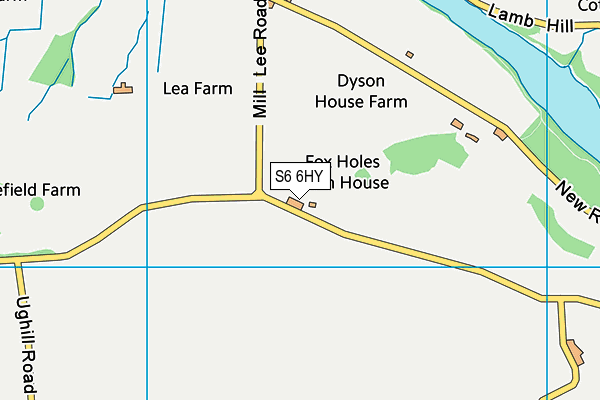 S6 6HY map - OS VectorMap District (Ordnance Survey) S6 6HY map - OS VectorMap District (Ordnance Survey)