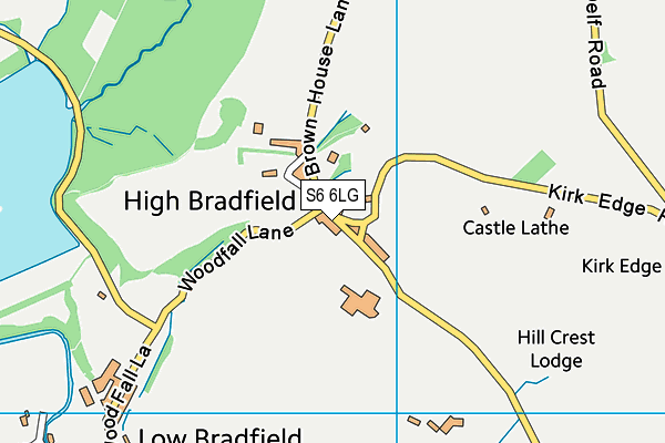 S6 6LG map - OS VectorMap District (Ordnance Survey) S6 6LG map - OS VectorMap District (Ordnance Survey)