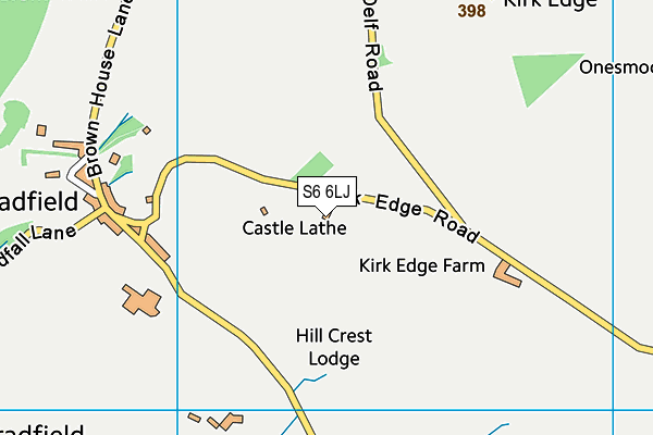 S6 6LJ map - OS VectorMap District (Ordnance Survey) S6 6LJ map - OS VectorMap District (Ordnance Survey)