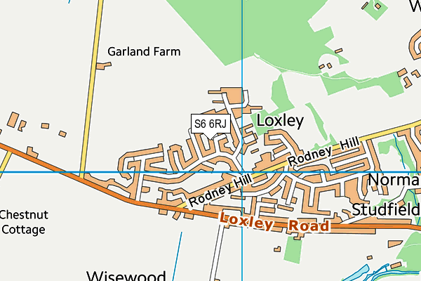 S6 6RJ map - OS VectorMap District (Ordnance Survey) S6 6RJ map - OS VectorMap District (Ordnance Survey)