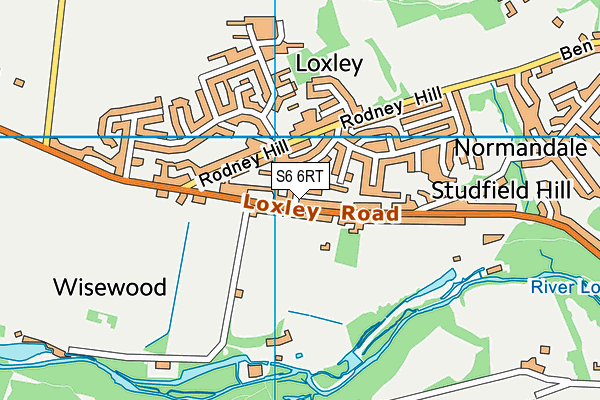S6 6RT map - OS VectorMap District (Ordnance Survey) S6 6RT map - OS VectorMap District (Ordnance Survey)