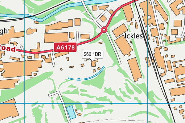 S60 1DR map - OS VectorMap District (Ordnance Survey) S60 1DR map - OS VectorMap District (Ordnance Survey)