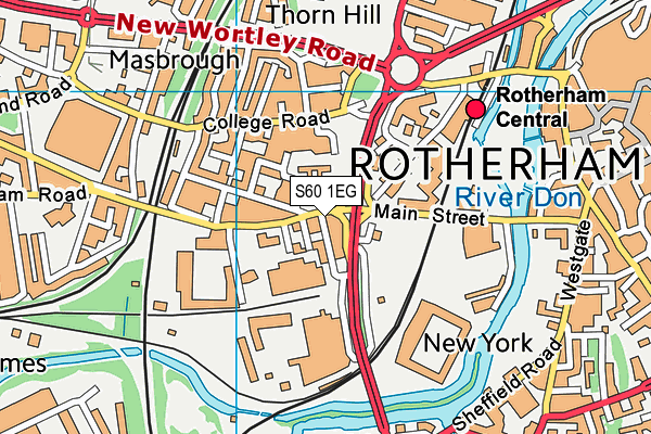 S60 1EG map - OS VectorMap District (Ordnance Survey) S60 1EG map - OS VectorMap District (Ordnance Survey)