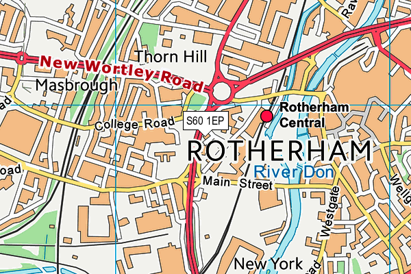 S60 1EP map - OS VectorMap District (Ordnance Survey) S60 1EP map - OS VectorMap District (Ordnance Survey)