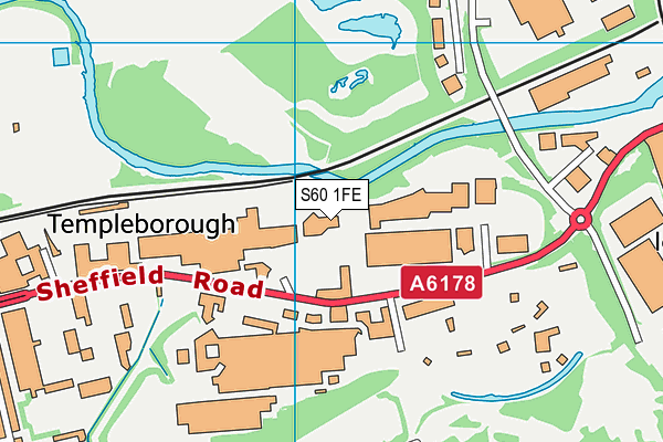 S60 1FE map - OS VectorMap District (Ordnance Survey) S60 1FE map - OS VectorMap District (Ordnance Survey)