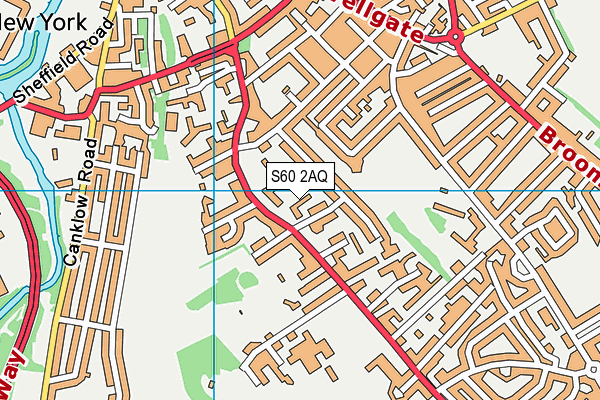 S60 2AQ map - OS VectorMap District (Ordnance Survey) S60 2AQ map - OS VectorMap District (Ordnance Survey)