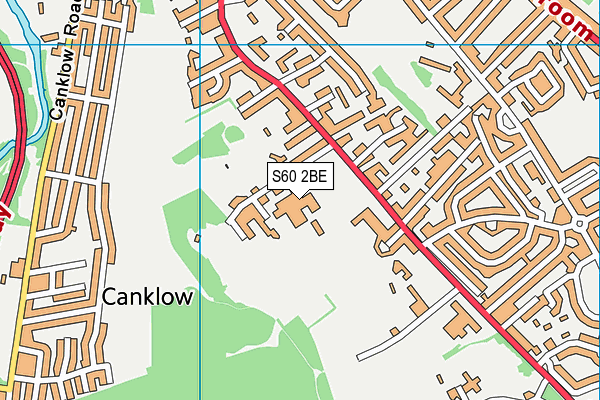 S60 2BE map - OS VectorMap District (Ordnance Survey) S60 2BE map - OS VectorMap District (Ordnance Survey)