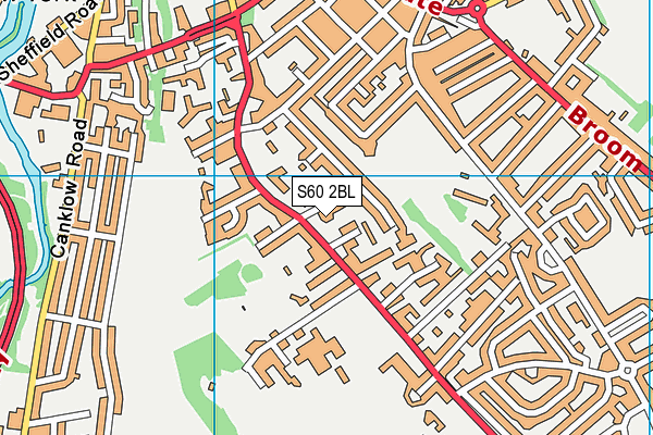 S60 2BL map - OS VectorMap District (Ordnance Survey) S60 2BL map - OS VectorMap District (Ordnance Survey)
