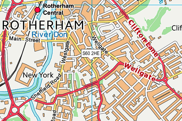 S60 2HE map - OS VectorMap District (Ordnance Survey) S60 2HE map - OS VectorMap District (Ordnance Survey)
