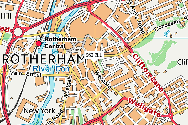 S60 2LU map - OS VectorMap District (Ordnance Survey) S60 2LU map - OS VectorMap District (Ordnance Survey)