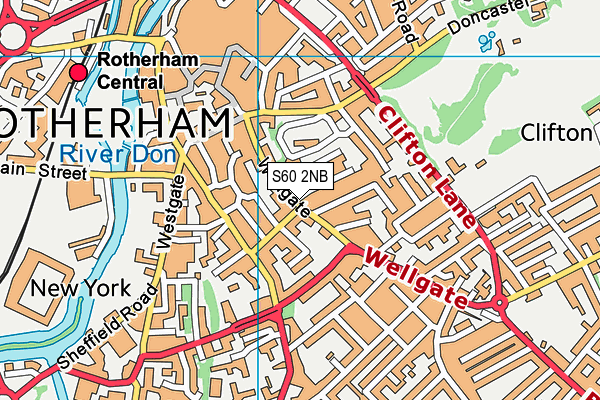 S60 2NB map - OS VectorMap District (Ordnance Survey) S60 2NB map - OS VectorMap District (Ordnance Survey)