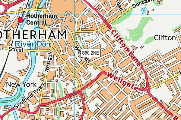 S60 2NE map - OS VectorMap District (Ordnance Survey) S60 2NE map - OS VectorMap District (Ordnance Survey)