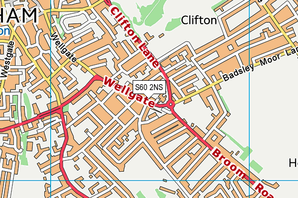 S60 2NS map - OS VectorMap District (Ordnance Survey) S60 2NS map - OS VectorMap District (Ordnance Survey)