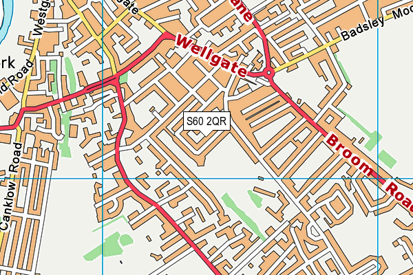 S60 2QR map - OS VectorMap District (Ordnance Survey) S60 2QR map - OS VectorMap District (Ordnance Survey)