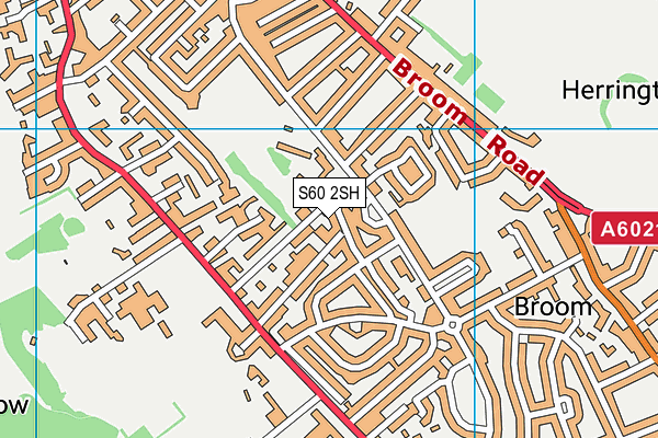 S60 2SH map - OS VectorMap District (Ordnance Survey) S60 2SH map - OS VectorMap District (Ordnance Survey)