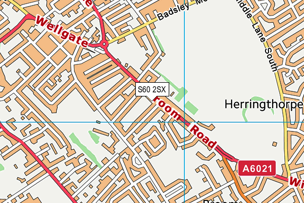 S60 2SX map - OS VectorMap District (Ordnance Survey) S60 2SX map - OS VectorMap District (Ordnance Survey)
