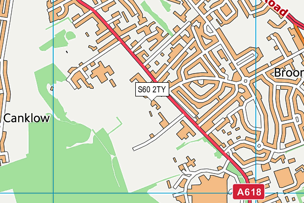 S60 2TY map - OS VectorMap District (Ordnance Survey) S60 2TY map - OS VectorMap District (Ordnance Survey)