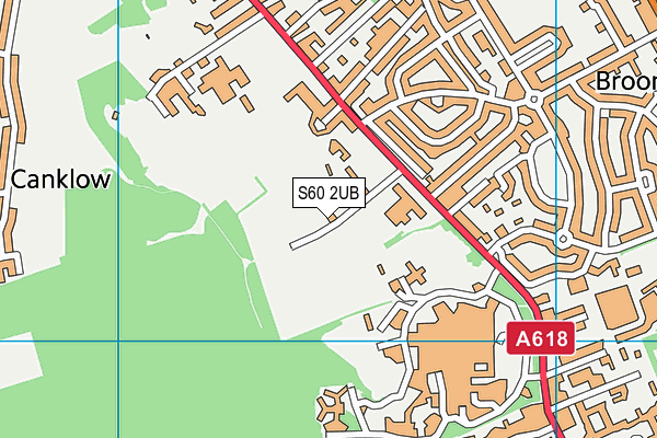 S60 2UB map - OS VectorMap District (Ordnance Survey) S60 2UB map - OS VectorMap District (Ordnance Survey)