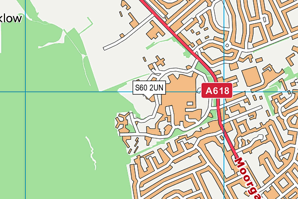 S60 2UN map - OS VectorMap District (Ordnance Survey) S60 2UN map - OS VectorMap District (Ordnance Survey)