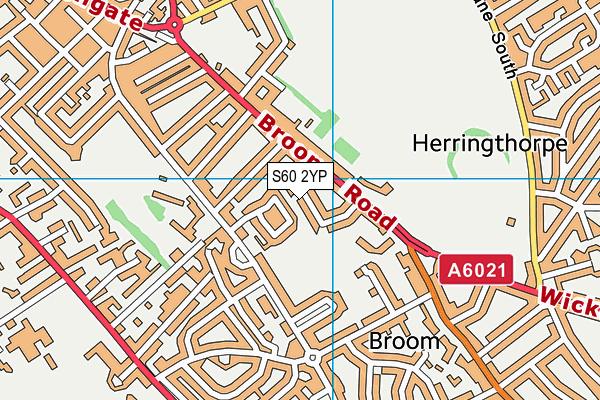 S60 2YP map - OS VectorMap District (Ordnance Survey) S60 2YP map - OS VectorMap District (Ordnance Survey)