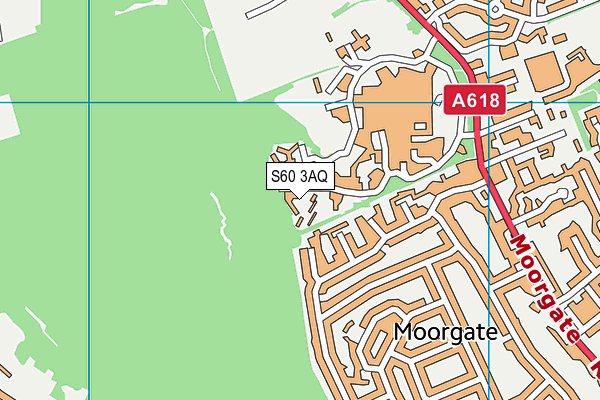 S60 3AQ map - OS VectorMap District (Ordnance Survey) S60 3AQ map - OS VectorMap District (Ordnance Survey)