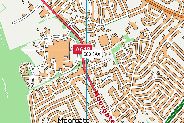 S60 3AX map - OS VectorMap District (Ordnance Survey) S60 3AX map - OS VectorMap District (Ordnance Survey)