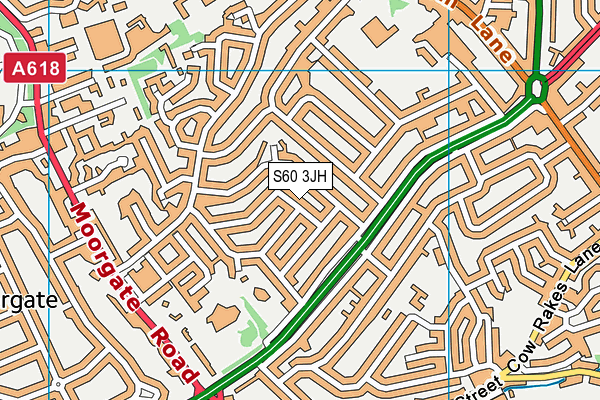S60 3JH map - OS VectorMap District (Ordnance Survey) S60 3JH map - OS VectorMap District (Ordnance Survey)