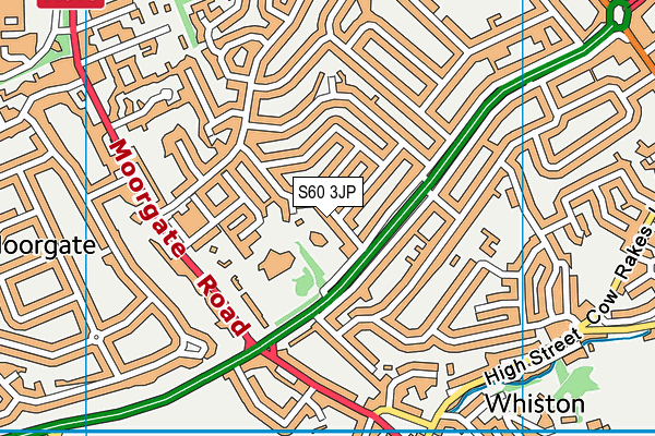 S60 3JP map - OS VectorMap District (Ordnance Survey) S60 3JP map - OS VectorMap District (Ordnance Survey)