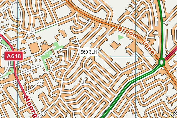 S60 3LH map - OS VectorMap District (Ordnance Survey) S60 3LH map - OS VectorMap District (Ordnance Survey)