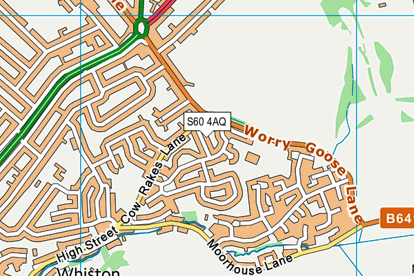 S60 4AQ map - OS VectorMap District (Ordnance Survey) S60 4AQ map - OS VectorMap District (Ordnance Survey)