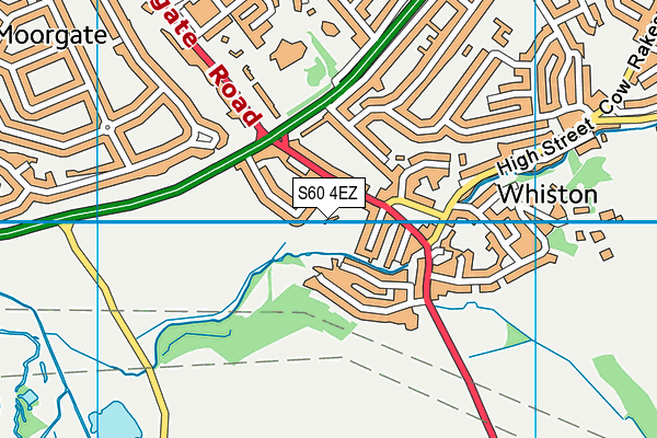 S60 4EZ map - OS VectorMap District (Ordnance Survey) S60 4EZ map - OS VectorMap District (Ordnance Survey)