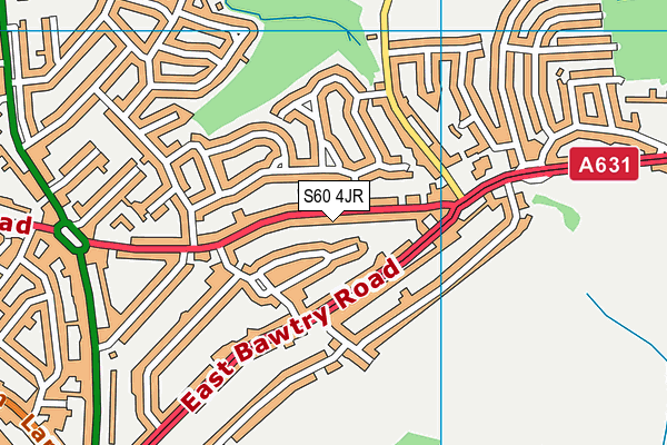 S60 4JR map - OS VectorMap District (Ordnance Survey) S60 4JR map - OS VectorMap District (Ordnance Survey)