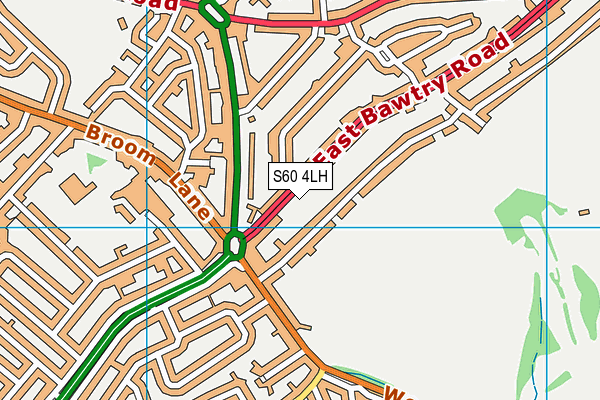 S60 4LH map - OS VectorMap District (Ordnance Survey) S60 4LH map - OS VectorMap District (Ordnance Survey)