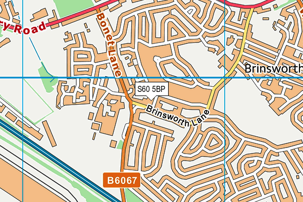 S60 5BP map - OS VectorMap District (Ordnance Survey) S60 5BP map - OS VectorMap District (Ordnance Survey)