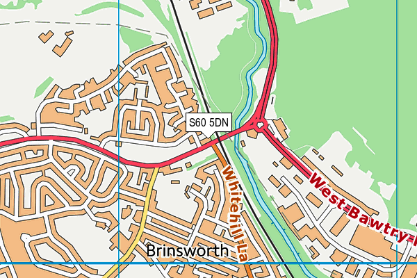 S60 5DN map - OS VectorMap District (Ordnance Survey) S60 5DN map - OS VectorMap District (Ordnance Survey)