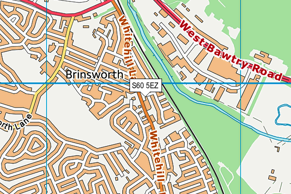 S60 5EZ map - OS VectorMap District (Ordnance Survey) S60 5EZ map - OS VectorMap District (Ordnance Survey)
