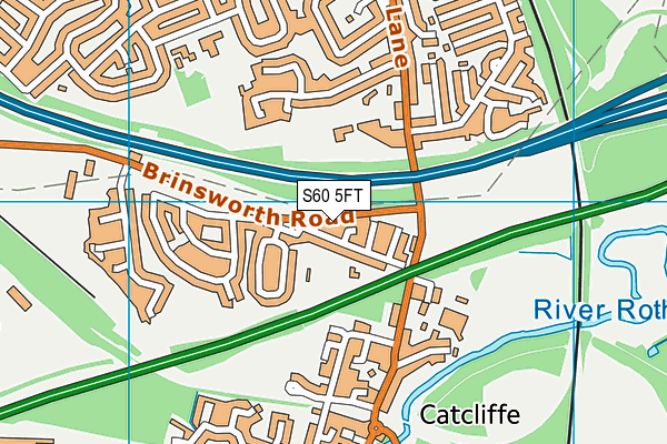 S60 5FT map - OS VectorMap District (Ordnance Survey) S60 5FT map - OS VectorMap District (Ordnance Survey)