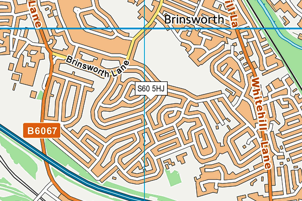 S60 5HJ map - OS VectorMap District (Ordnance Survey) S60 5HJ map - OS VectorMap District (Ordnance Survey)