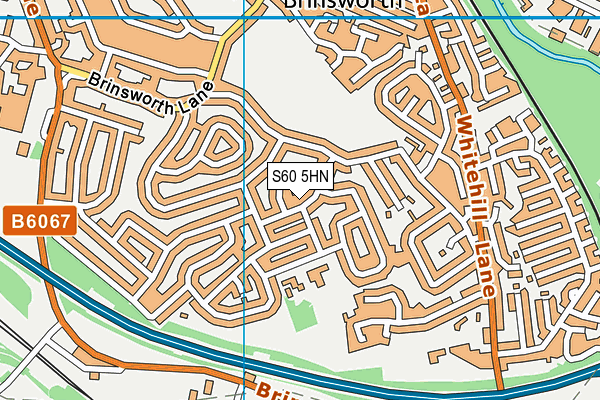 S60 5HN map - OS VectorMap District (Ordnance Survey) S60 5HN map - OS VectorMap District (Ordnance Survey)