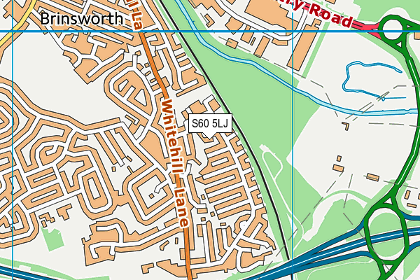 S60 5LJ map - OS VectorMap District (Ordnance Survey) S60 5LJ map - OS VectorMap District (Ordnance Survey)