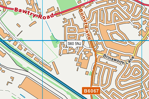 S60 5NJ map - OS VectorMap District (Ordnance Survey) S60 5NJ map - OS VectorMap District (Ordnance Survey)