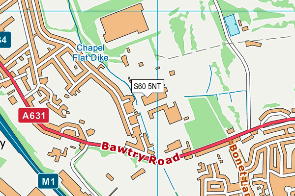 S60 5NT map - OS VectorMap District (Ordnance Survey) S60 5NT map - OS VectorMap District (Ordnance Survey)