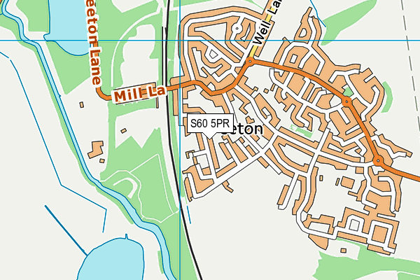 S60 5PR map - OS VectorMap District (Ordnance Survey) S60 5PR map - OS VectorMap District (Ordnance Survey)