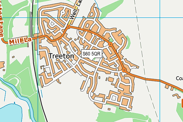 S60 5QR map - OS VectorMap District (Ordnance Survey) S60 5QR map - OS VectorMap District (Ordnance Survey)