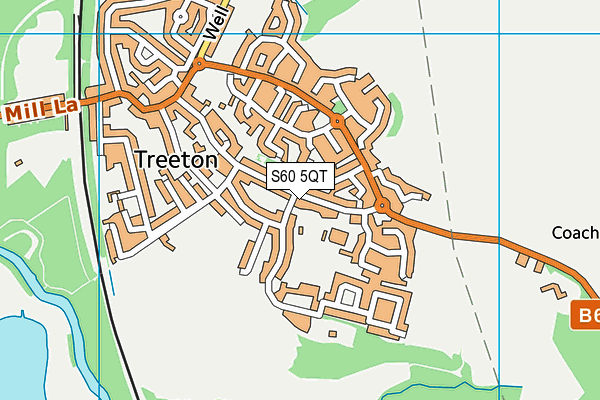 S60 5QT map - OS VectorMap District (Ordnance Survey) S60 5QT map - OS VectorMap District (Ordnance Survey)