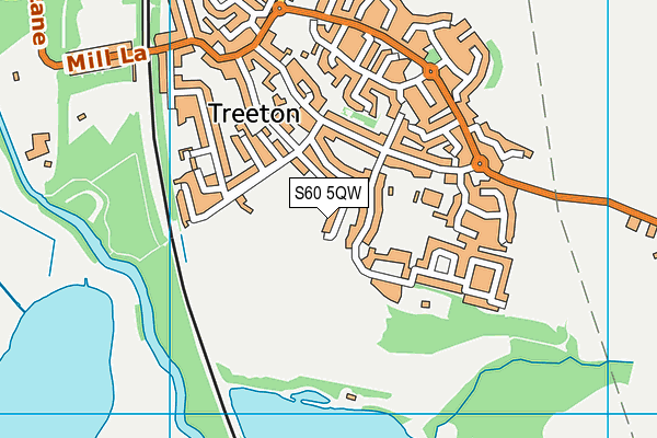 S60 5QW map - OS VectorMap District (Ordnance Survey) S60 5QW map - OS VectorMap District (Ordnance Survey)