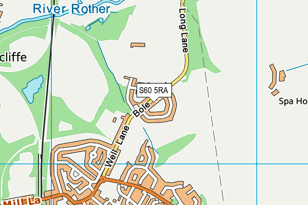 S60 5RA map - OS VectorMap District (Ordnance Survey) S60 5RA map - OS VectorMap District (Ordnance Survey)