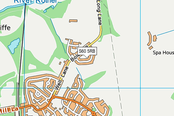 S60 5RB map - OS VectorMap District (Ordnance Survey) S60 5RB map - OS VectorMap District (Ordnance Survey)